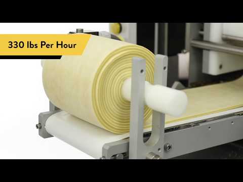 A 160/250/320/500 - Pasta Laminator with Rear Mixer